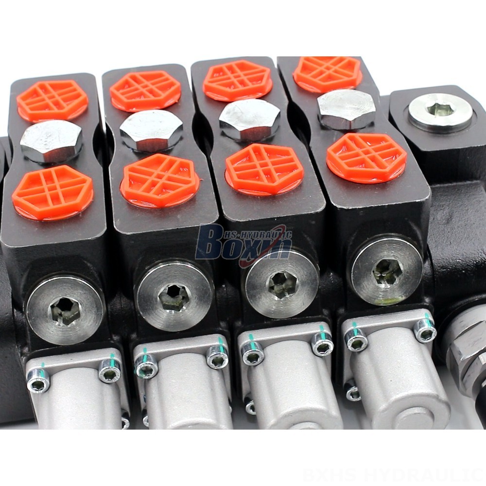 SD8-Electric unloading valve Manual 4 Spool Sectional Directional Valve | Private Label detail image